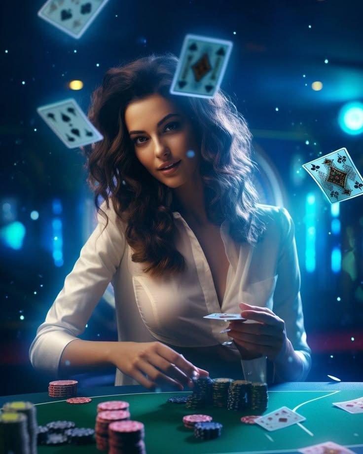 Detailed blackjack table reading scene for app 1971 Bangladesh guide content